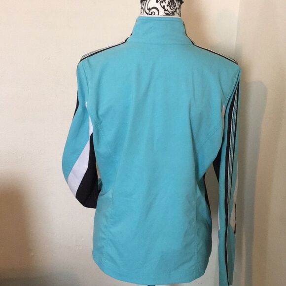 Vintage SJB Active Teal/White/Black Jacket size M - Picture 3 of 4